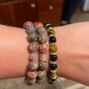 Handmade beaded bracelets